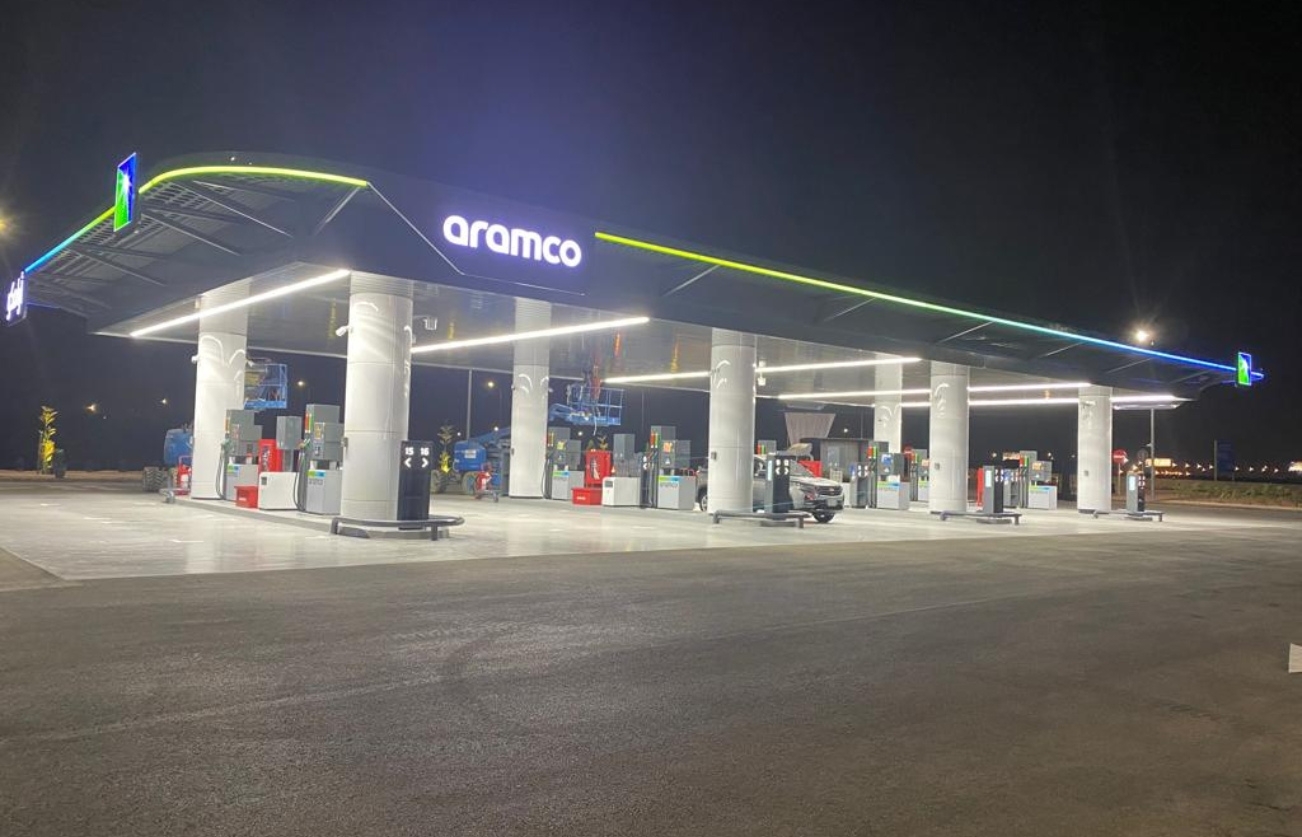 King Khalid Airport - Aramco Gas Station Facilities Project - Modern Planning Contracting